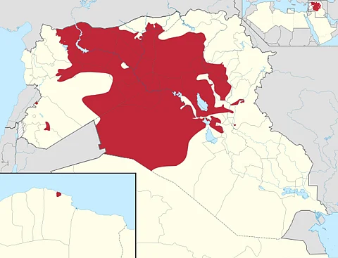 ISIS, at the height of their power in 2014.