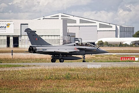 Dassault Rafale of the Indian Air Force, the same type of aircraft shot down by Pakistan during the Indo-Pak skirmishes.
