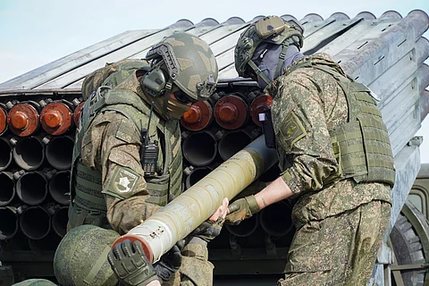 Russian troops in training (For illustrative purposes)