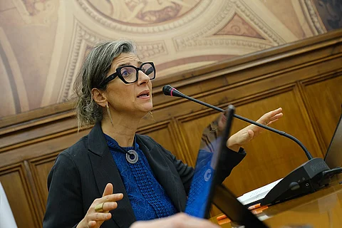 Francesca Albanese, the UN special rapporteur on human rights in the occupied Palestinian territories.