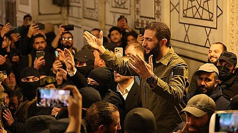 Ahmed al-Sharaa's Speech at Damascus Mosque