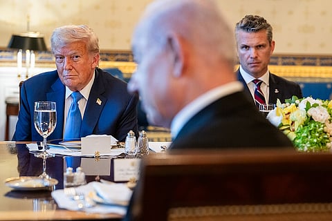 President Trump referred to Netanyahu as “THE GREATEST MAN IN THE WORLD.”