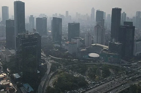 Jakarta, a capital city of Indonesia.