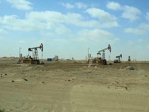 Oil well for illustrative purposes