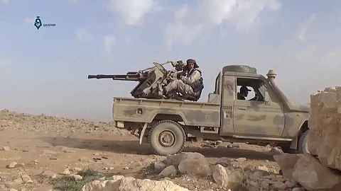 Free Syrian Army technical from the civil war (Illustrative purposes only)
