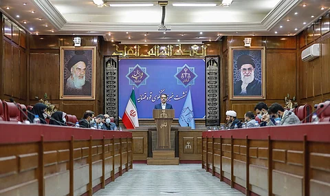 Inside of an Iranian court (For illustrative purposes only)