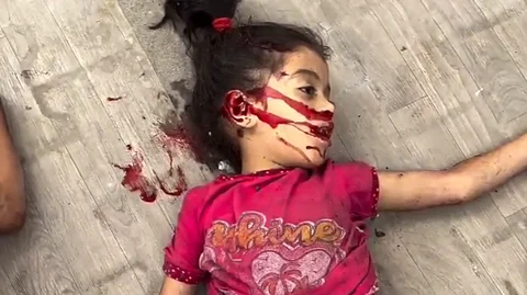 Layan Al-Sarsawi, a child killed in an Israeli airstrike on a residential apartment in Gaza City, contradicting the Israeli military's claim of a "humanitarian pause".