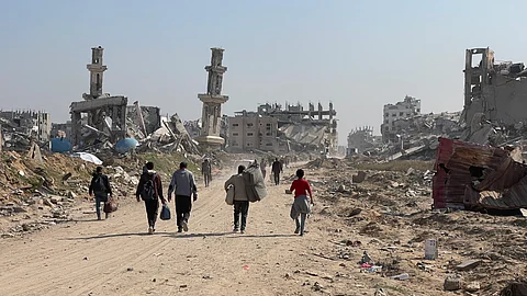 Forced displacement of citizens of Gaza