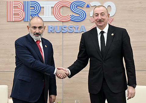 On October 24, President of the Republic of Azerbaijan Ilham Aliyev and Prime Minister of Armenia Nikol Pashinyan met in Kazan, Russian Federation