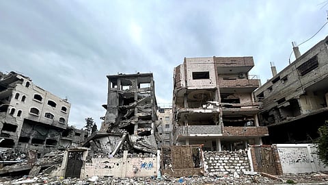 The ruins of Gaza