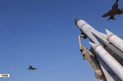 Iranian military equipment near Bushehr Nuclear Plant.