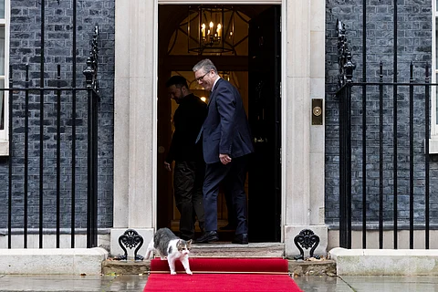 British Prime Minister Keir Starmer meets with Ukrainian President Volodymyr Zelensky. 2024