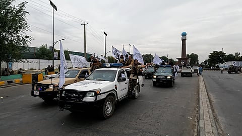 Parade of Taliban fighters and members of Afghanistan's Security Forces, Kabul, 2022