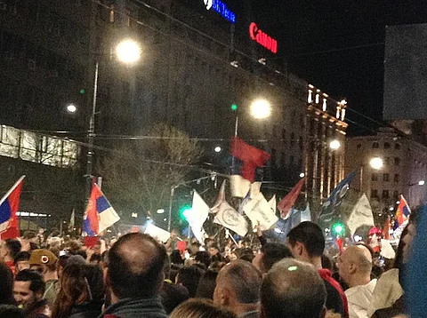 Serbia Erupts in Fourth Night of Protests as Police Crack Down