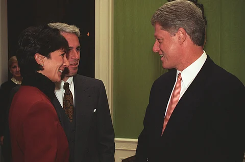Ghislane Maxwell, Jeffrey Epstein, Bill Clinton, 1993