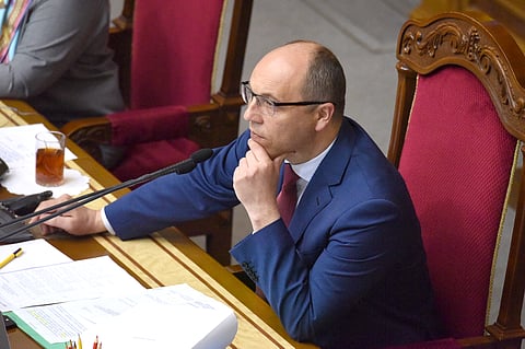 Andriy Parubiy in 2017.