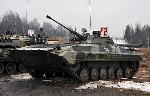 BMP-2 of the 4th Separate Guards Tank Kantemirovskaya Order of Lenin Red Banner Brigade
