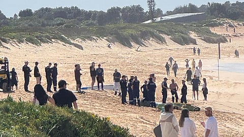 The attack occurred in an unpatrolled area of Long Reef Beach.