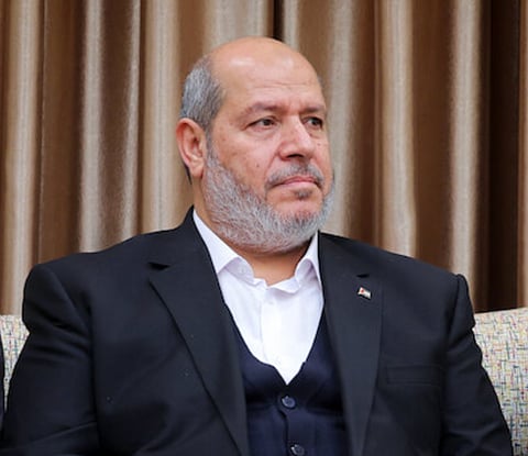 Khalil al Hayya, a target of the Israeli bombing in Doha.