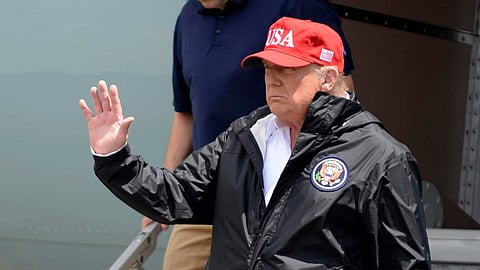 President Donald Trump on 30 August, 2020.