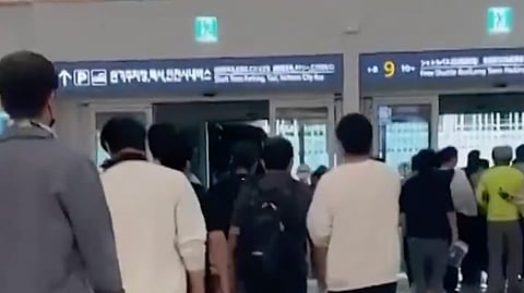 South Korean workers, detained in the U.S. immigration sweep at Hyundai's Georgia battery plant, head home.