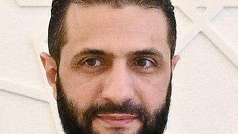 Syrian President Ahmed al-Sharaa, July 2025.