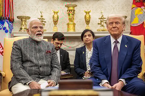 President Donald J. Trump and Indian Prime Minister Narendra Modi, Feb 13, 2025.