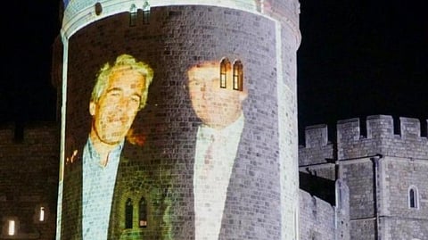 Trump-Epstein Images Projected on Windsor Castle, Prompt Arrests