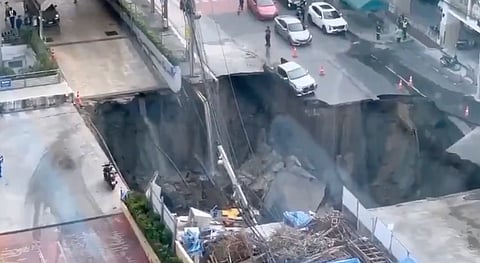 Bangkok Grapples with Sudden Road Collapse Near Key Hospital
