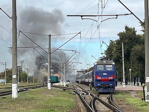 Russian Drone Attack on Ukrainian Train Station Wounds Dozens