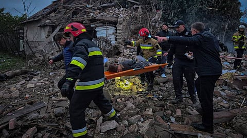 Five Killed in Russian Missile and Drone Strikes Across Ukraine