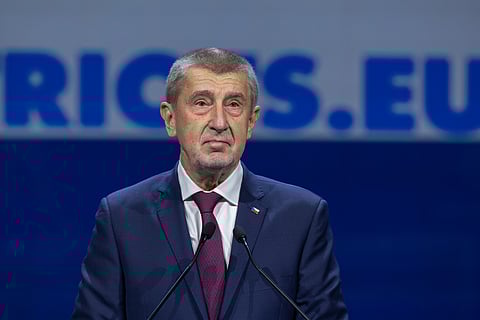 Andrej Babis in February 2025.