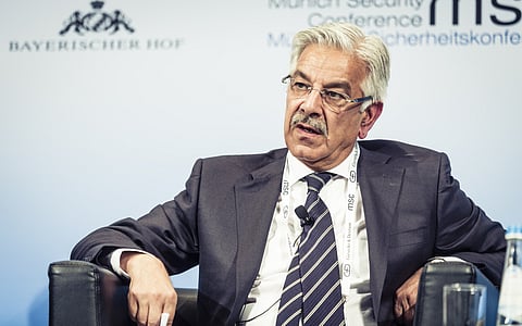 Pakistani Defense Minister Khawaja Asif