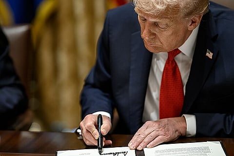 Trump's Unplanned Qatar Stop Turns Into Diplomatic Meeting