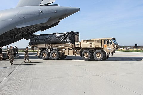 US THAAD anti missile system in Romania.
