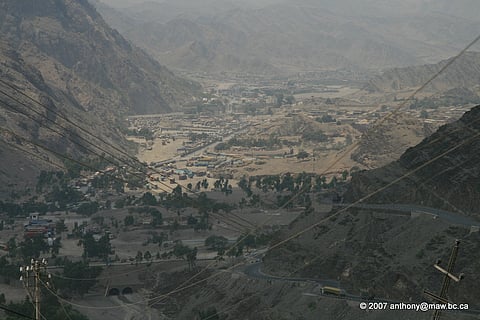 Khyber Pass, Afghan-Pakistan border