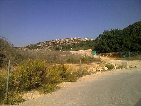 Point 105 on the Israel-Lebanon border