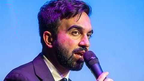 Zohran Mamdani at Caveat on May 25, 2025.