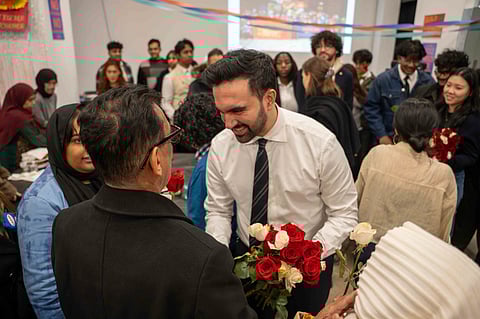 Zohran Mamdani meeting with CAAAV organizers to discuss advancing a citywide rent freeze for stabilized units amid ongoing displacement concerns.