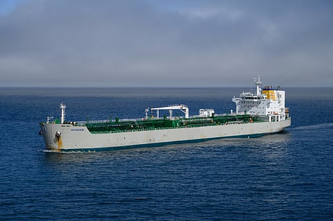 Oil tanker near Canada