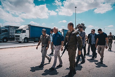 Lindsey Graham visits Gaza border area on 28 August 2025