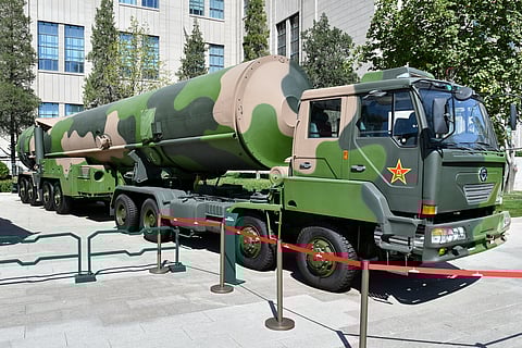 Dongfeng-31 missile launch vehicle.
