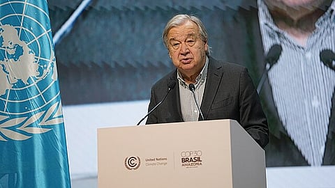 Guterres Warns of Global Cooperation Threat at Historic UN Venue