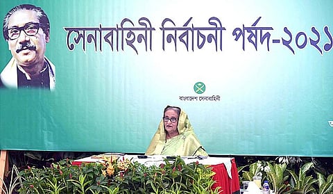 Exiled Hasina Denounces Bangladesh Vote as Illegitimate