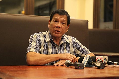 Former Philippine President Rodrigo Duterte in 2016.