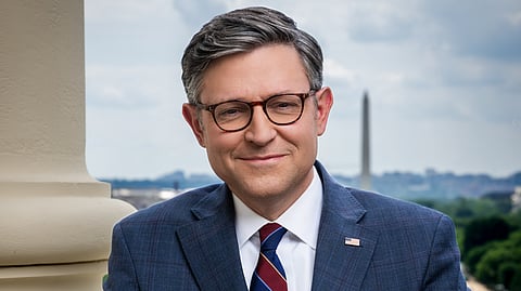 Official Portrait of Speaker of the House of Representatives, Mike Johnson