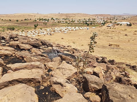 A refugee camp in Sudan, 2021.