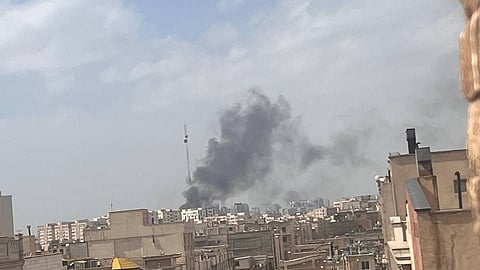 An airstrike against the Chitgar Lake, Tehran, on 28 February, 2026. (Image for illustrative purposes).