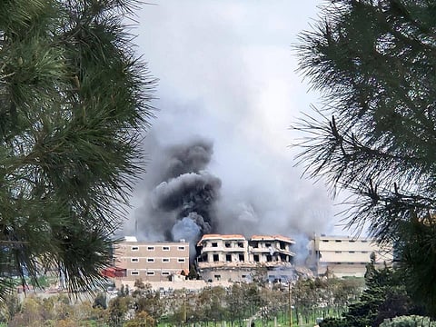 Israeli airstrikes in Lebanon.