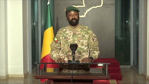 Gen. Assimi Goïta, President of Mali in 2021.